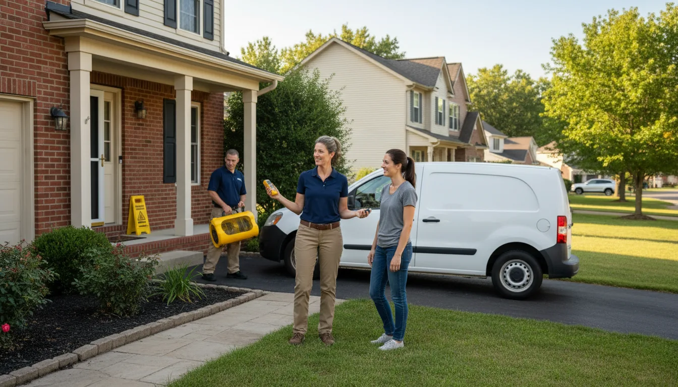 Water restoration image for Water Damage & Restoration Services in Jayton, TX